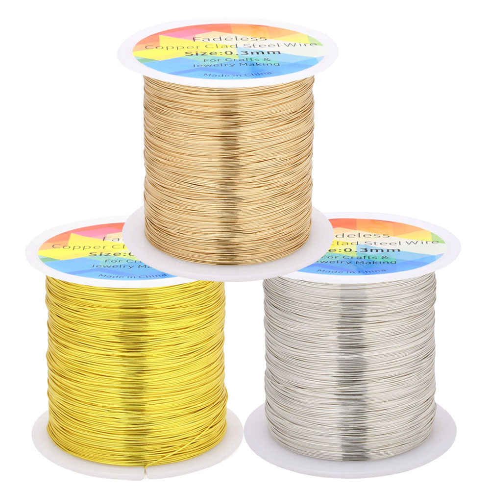 Flower Supply - 100m/328ft Fadeless Copper Clad Steel Wire