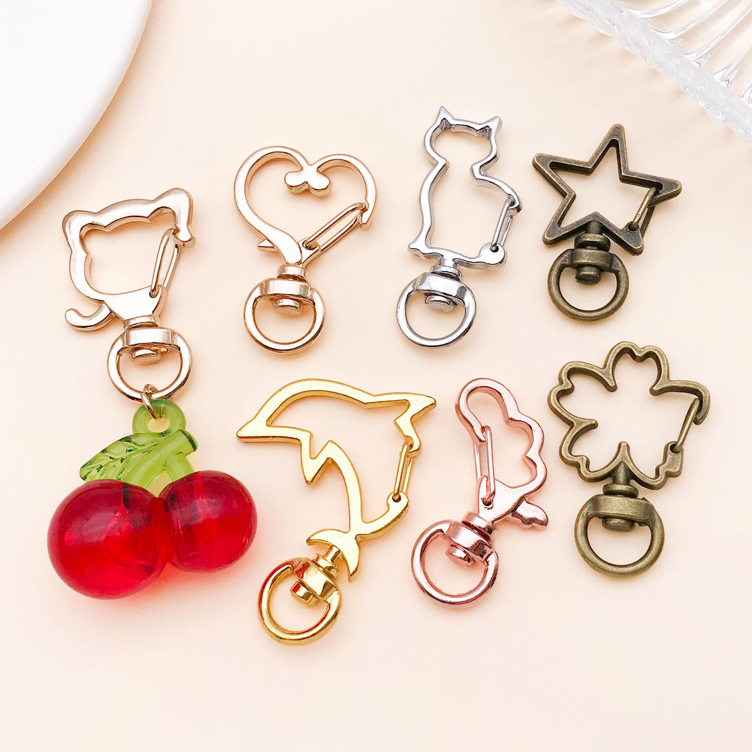 5pcs/lot Heart Star Moon Cat D - đánh giá và giá Flower Supplies