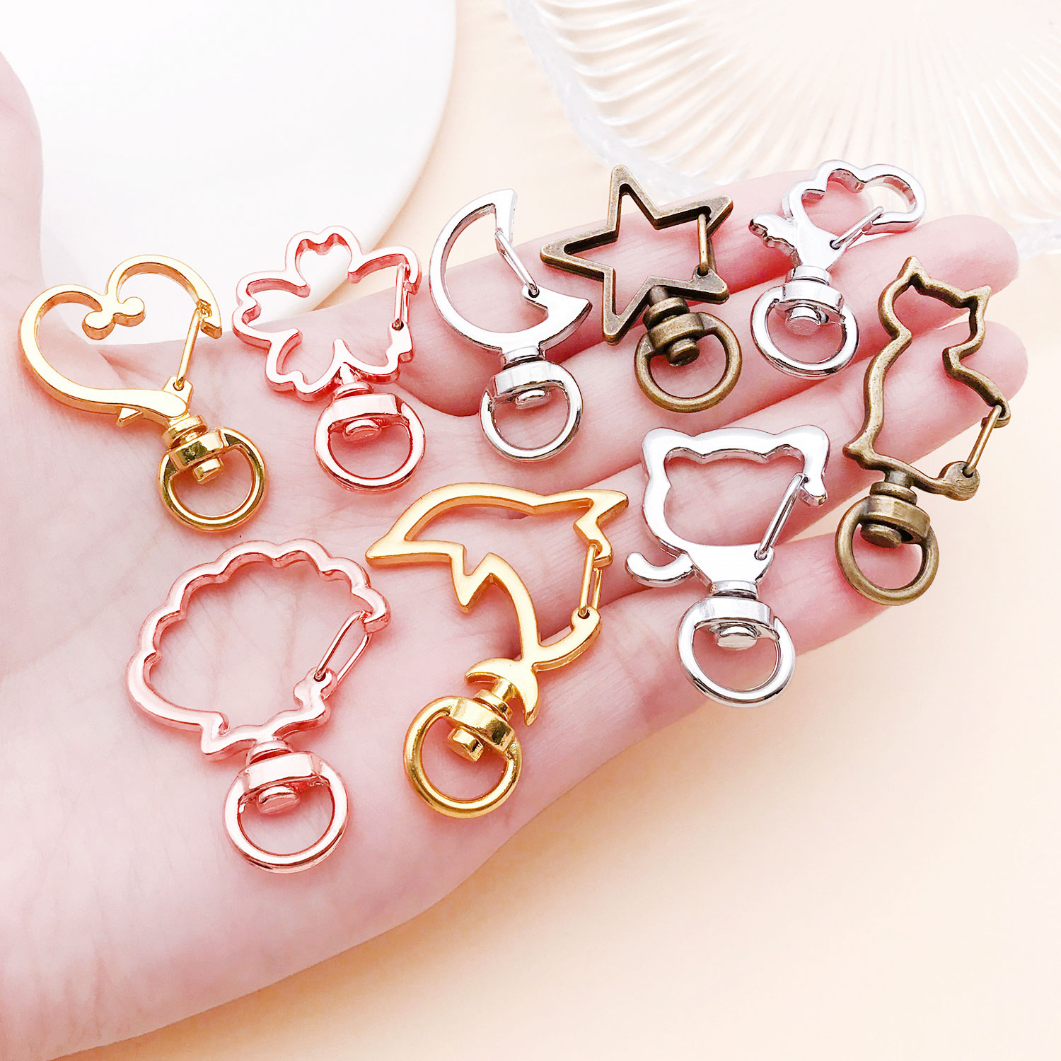 5pcs/lot Heart Star Moon Cat D - đánh giá và giá Flower Supplies