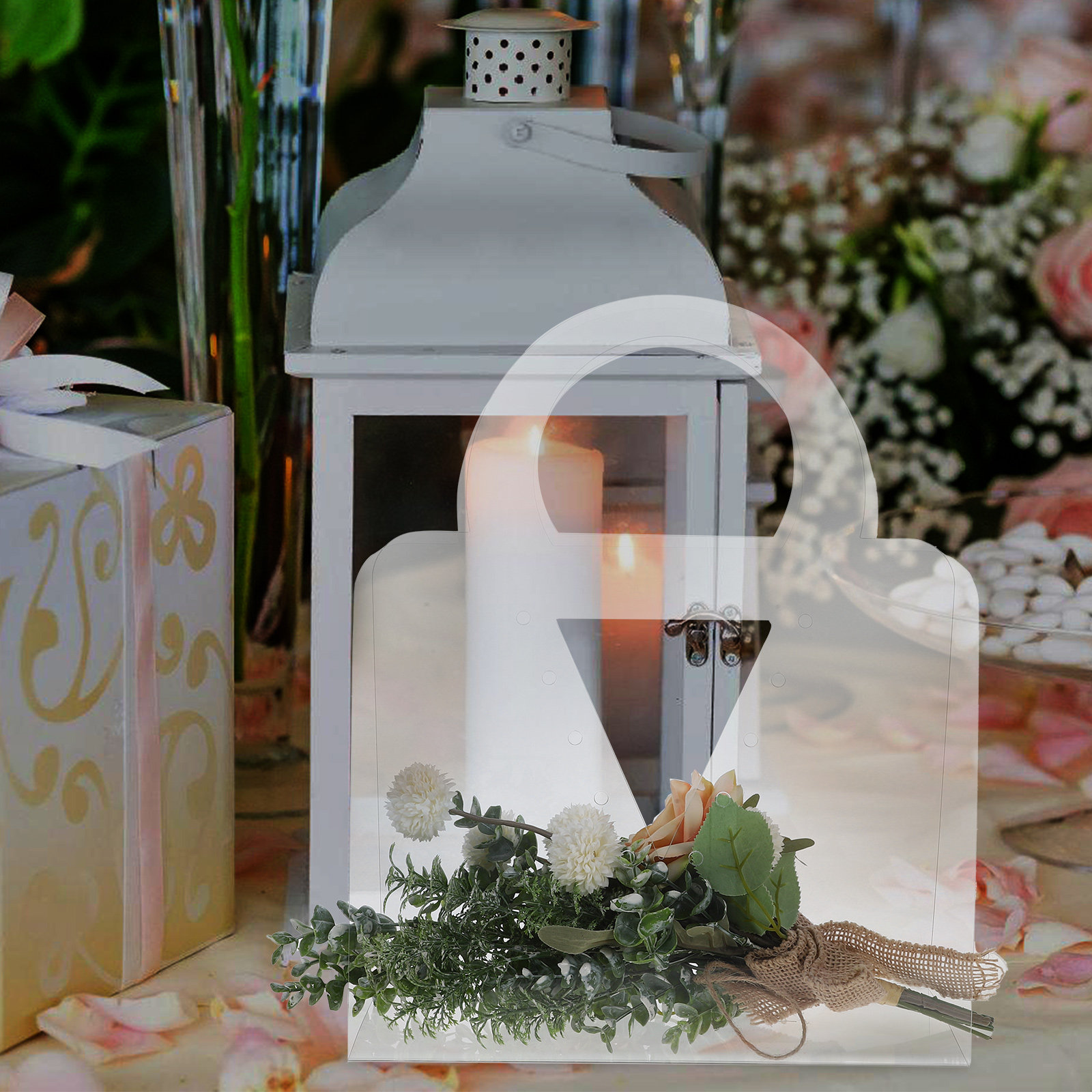 4Pcs Bouquet Gift Bags Transpa - đánh giá và giá Florist Supply Shop