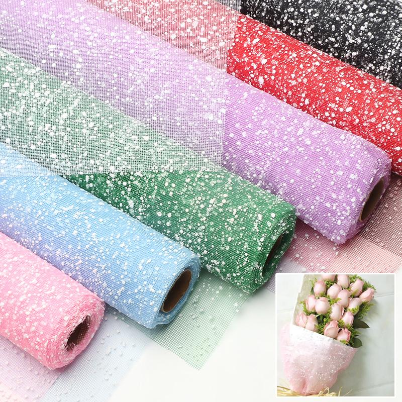 Snowflake Yarn Wrapping Mesh P - đánh giá và giá Florist Supply Paper