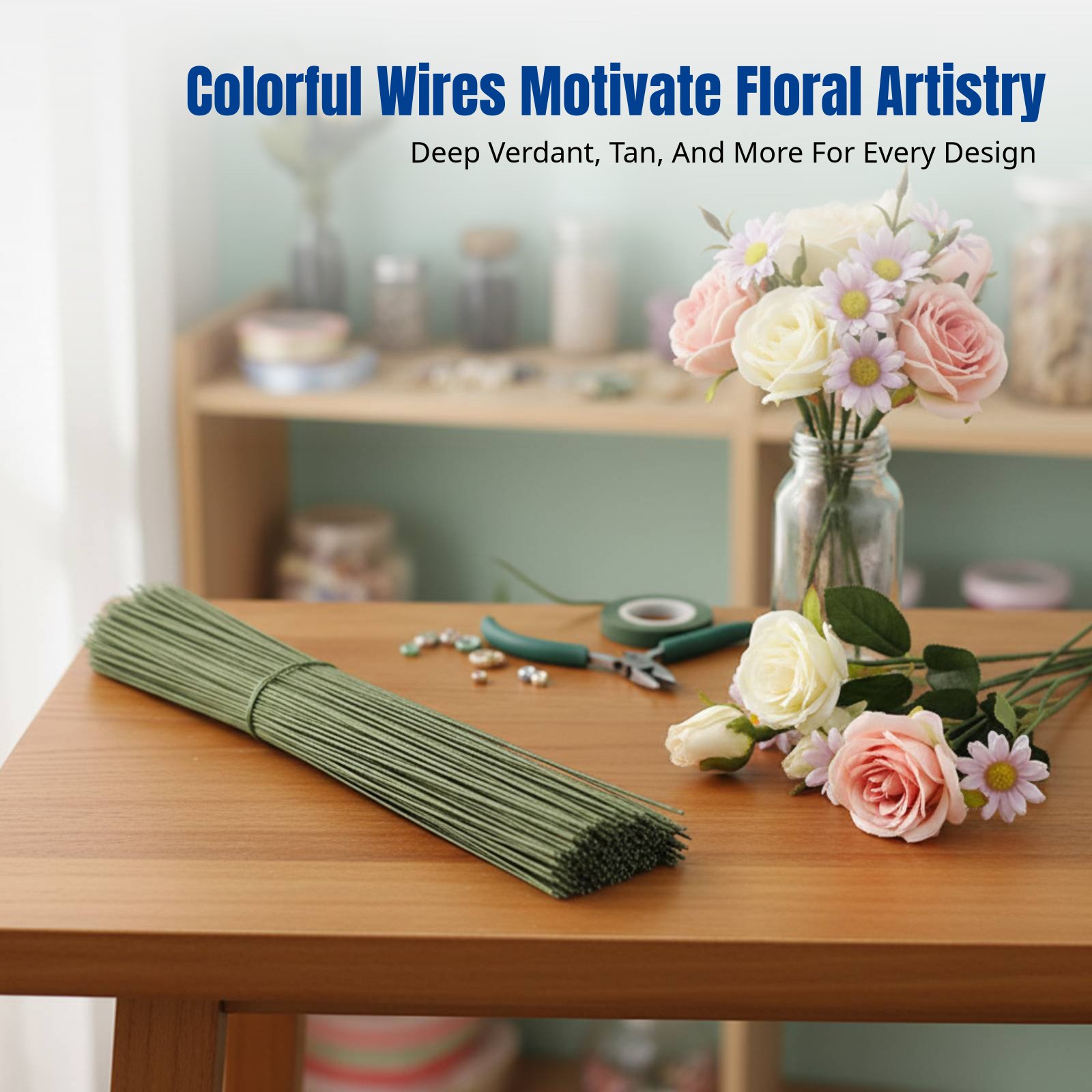 DIY Handcraft Floral Stem Wire - đánh giá và giá Flower Supplies