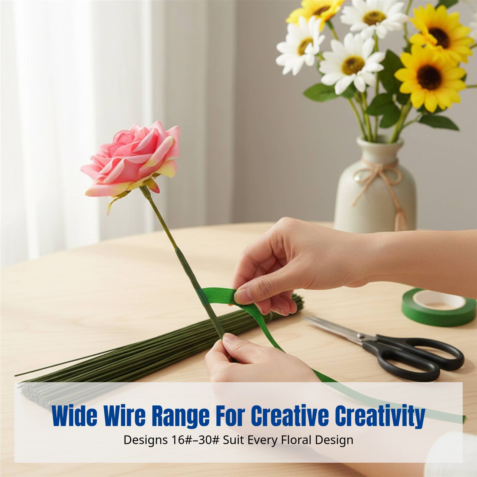 DIY Handcraft Floral Stem Wire - đánh giá và giá Flower Supplies