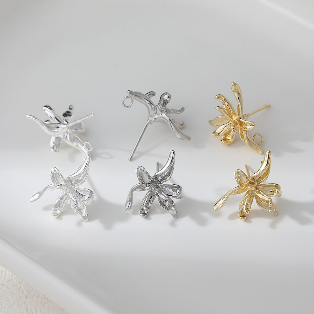 4PCS Dainty Flower Shape Ear S - đánh giá và giá Flower Supplies