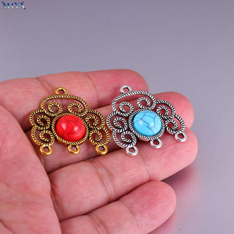 MJYA 5pcs/lot Vintage Alloy Tu - đánh giá và giá Flower Supplies