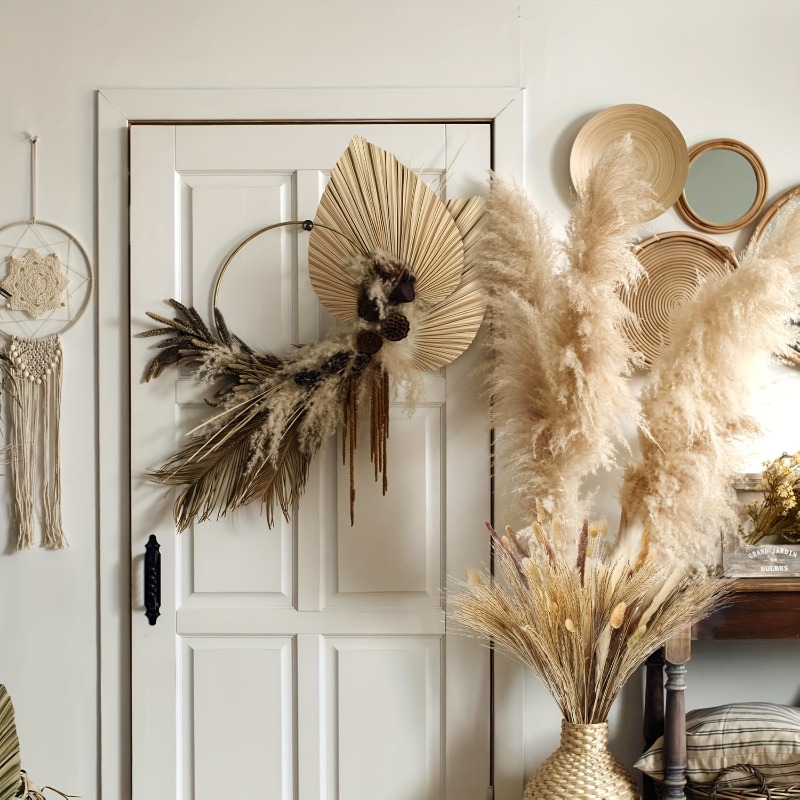 105Pcs Bulk Dried Pampas Grass - đánh giá và giá Palm Leaf Dried