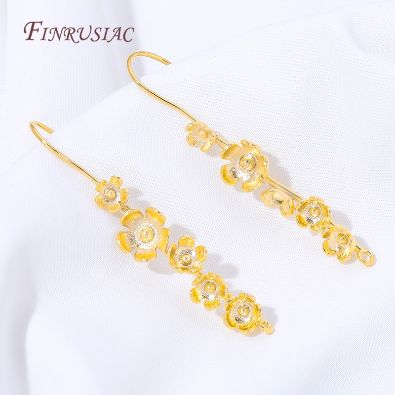 18K Gold Plated Flower Earring - đánh giá và giá Flower Supplies