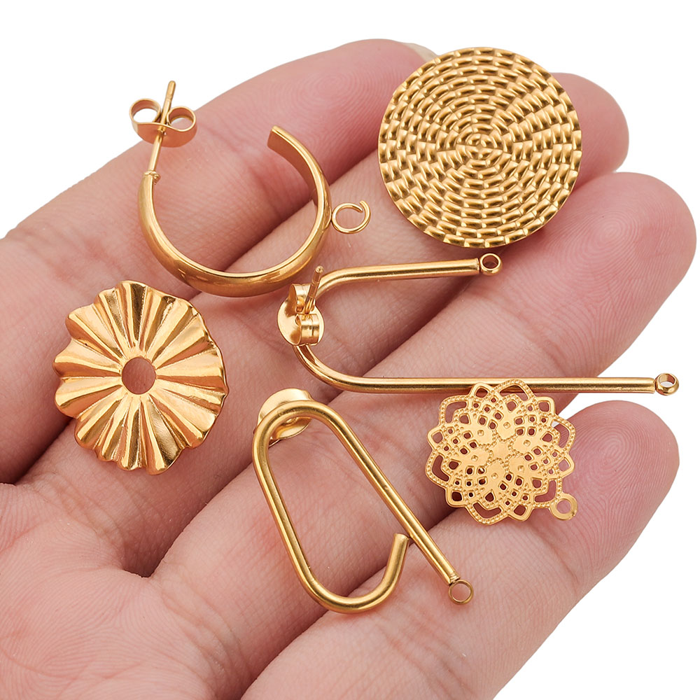10pcs Stainless Steel Earrings - đánh giá và giá Flower Supplies